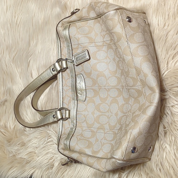 Coach Handbags - Cream tan color Coach bag purse